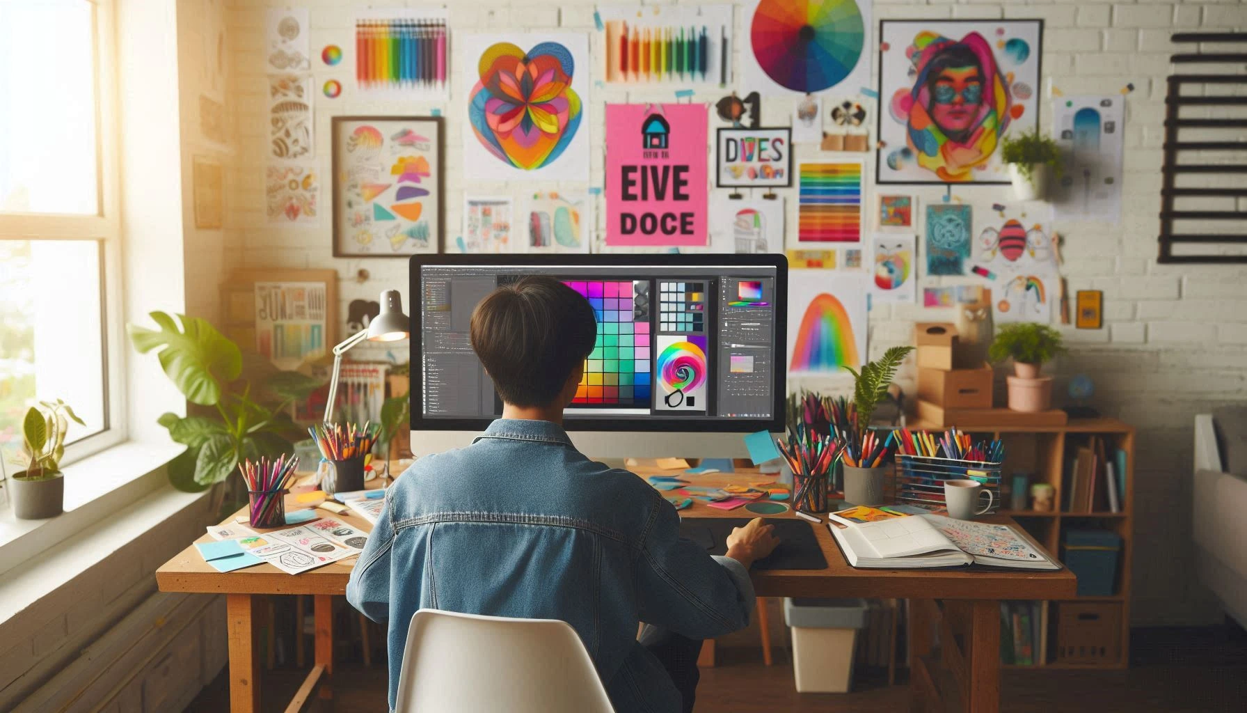 graphic designer is one of the jobs that you can work from home