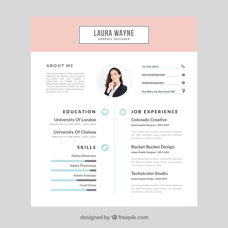 simple resume format